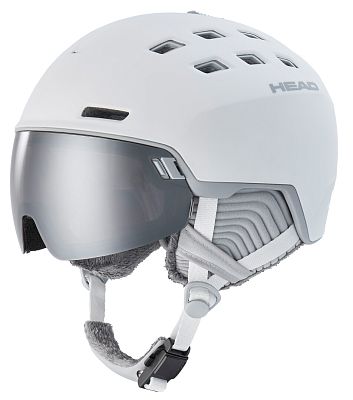 Превью Шлем горнолыжный Шлем горнолыжный HEAD Rachel 5K + Spare Lens White (323251)
